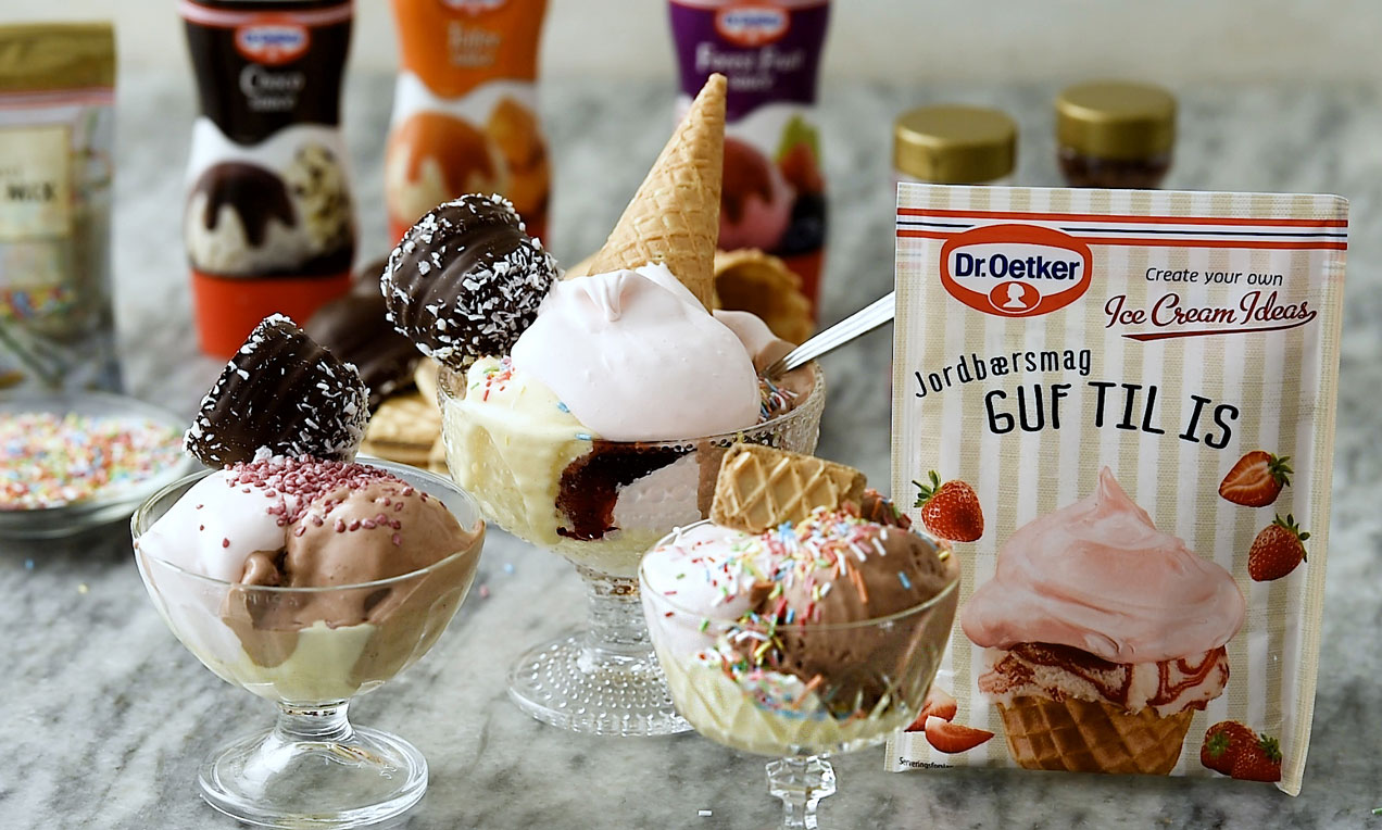 Isanretning med guf opskrift | Dr. Oetker