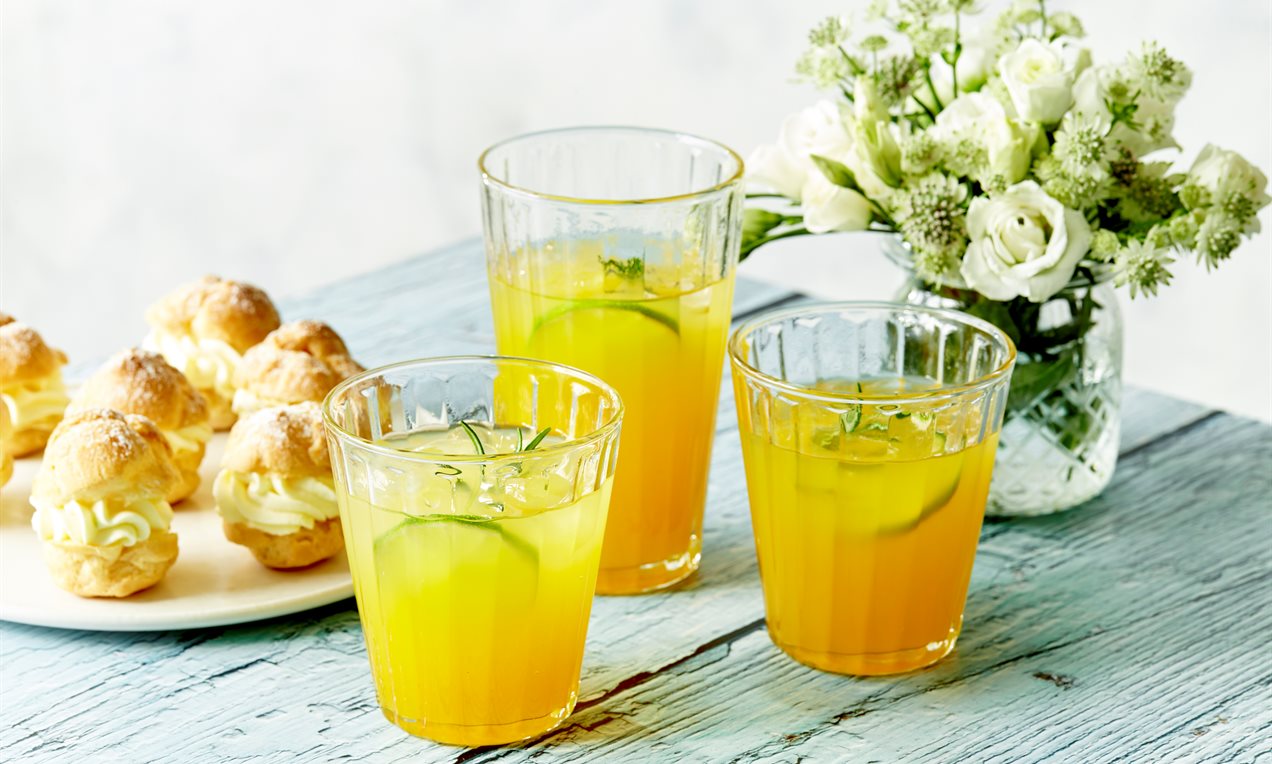 Gin Hass mocktail lækker drink med mangosmag opskrift Dr. Oetker